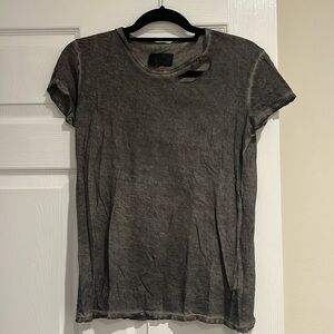 Distressed grey RtA tee shirt